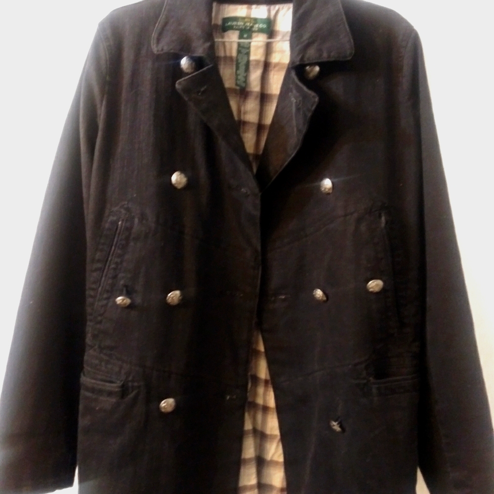 Women Lauren Ralph Lauren Black Jacket Sz M